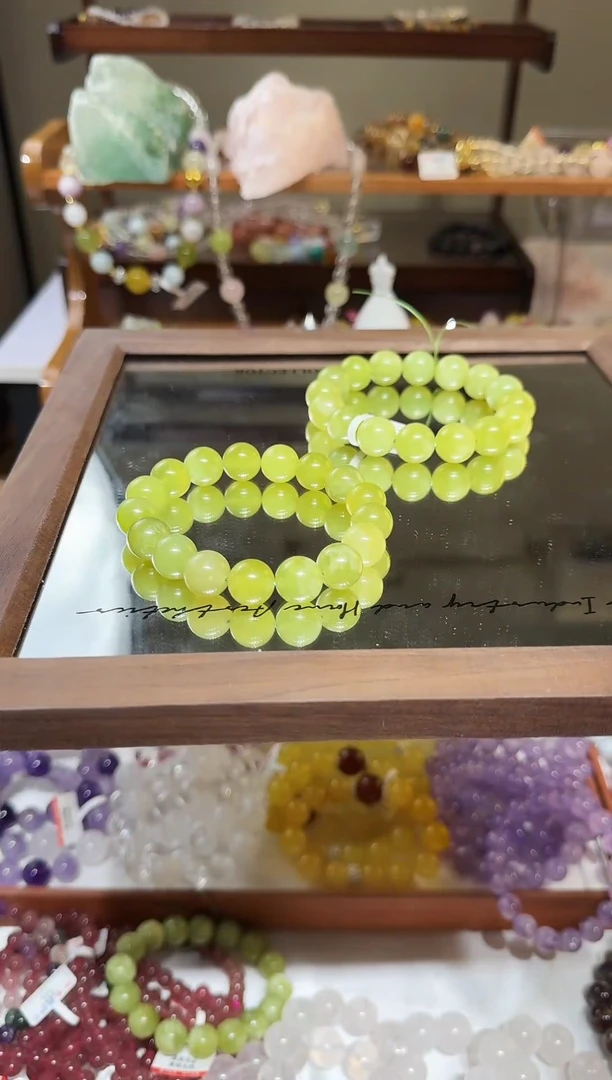 未镶嵌手链水晶岫玉12mm