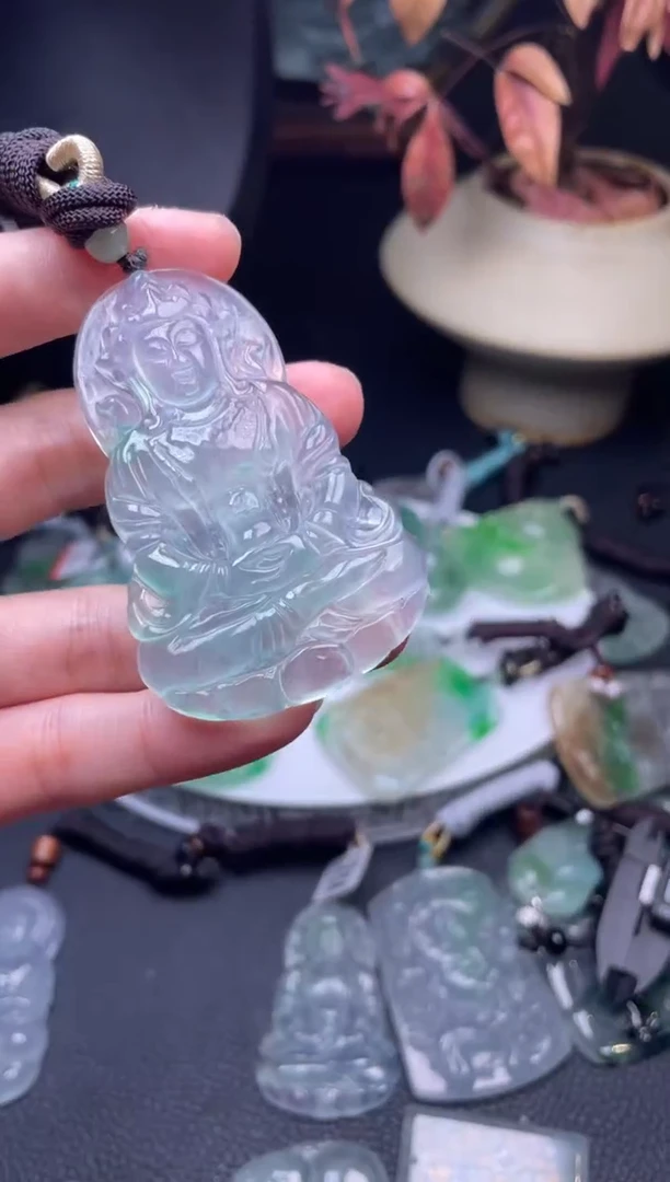 珐琅非金属 精品吊坠一物一拍