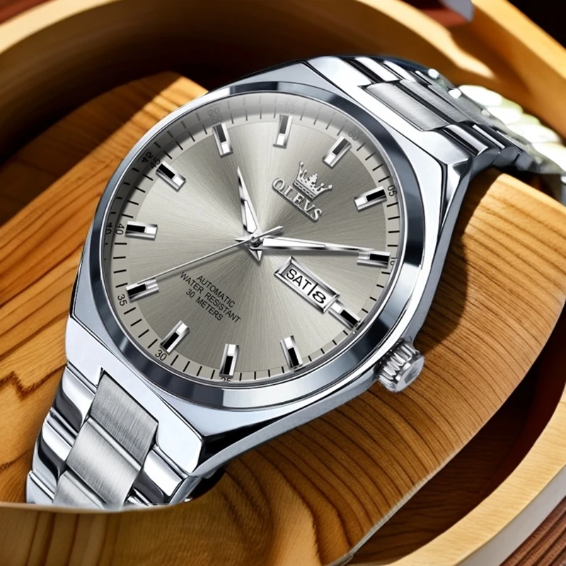 瑞士欧利时新款品牌名表男士全自动机械防水潮流时尚百搭机械腕表