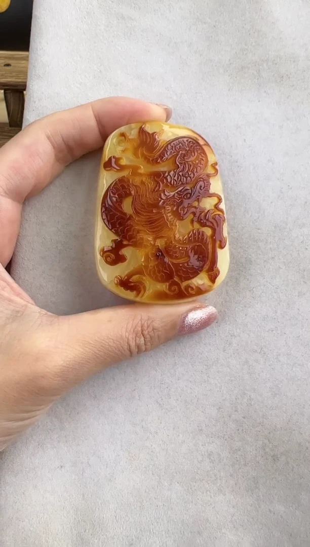 【闪购商品】定制琥珀未镶嵌10126050-吊坠