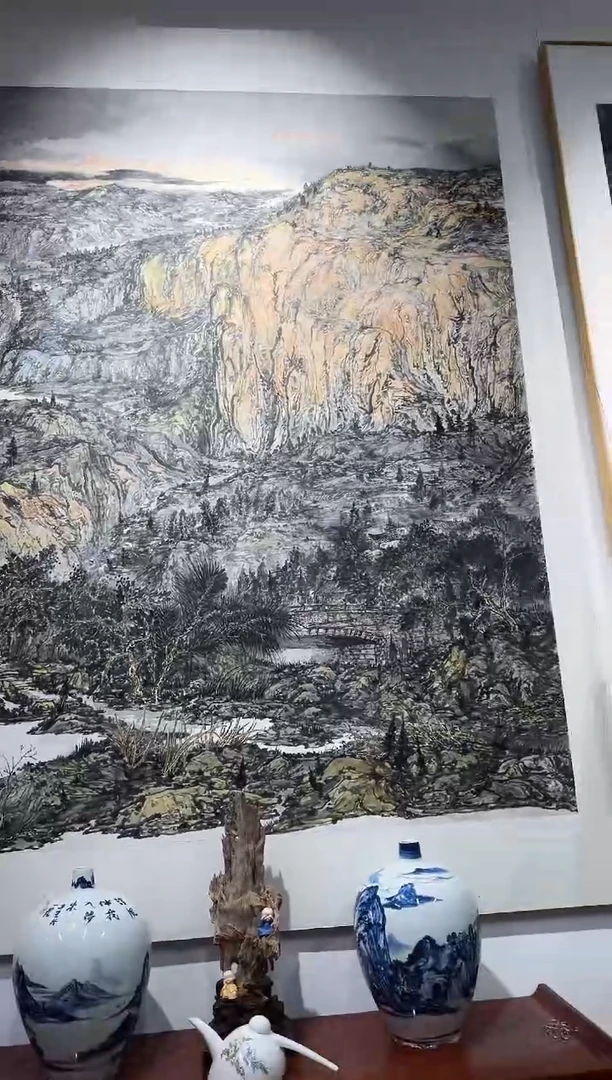 国画?*谐赵一农-国画山水作品