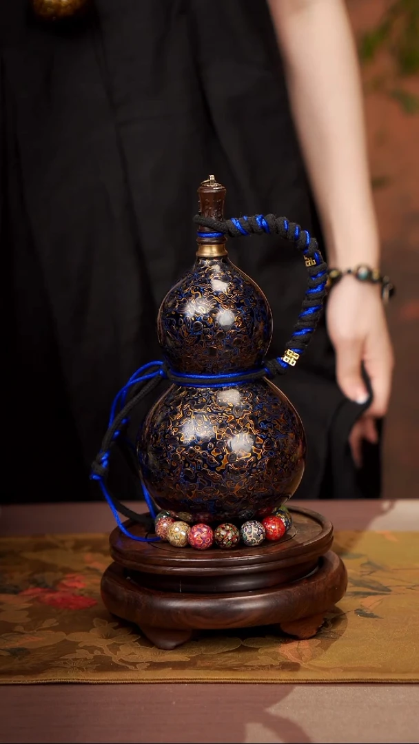 71 易林高端工艺大漆酒葫芦--818