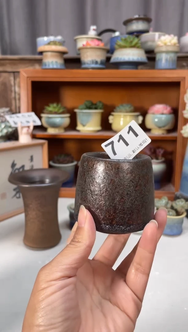 瓷片711知木小芳花盆