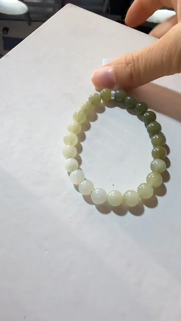 未镶嵌手链和田玉优0018 约8mm 多样性发一件