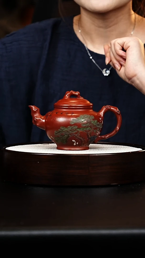 茶壶紫砂紫砂壶 报春