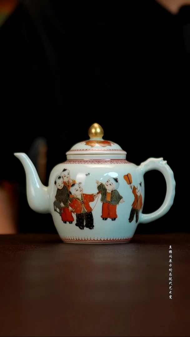 摆件景德镇陶东方现代艺术高端茶器花瓶摆件