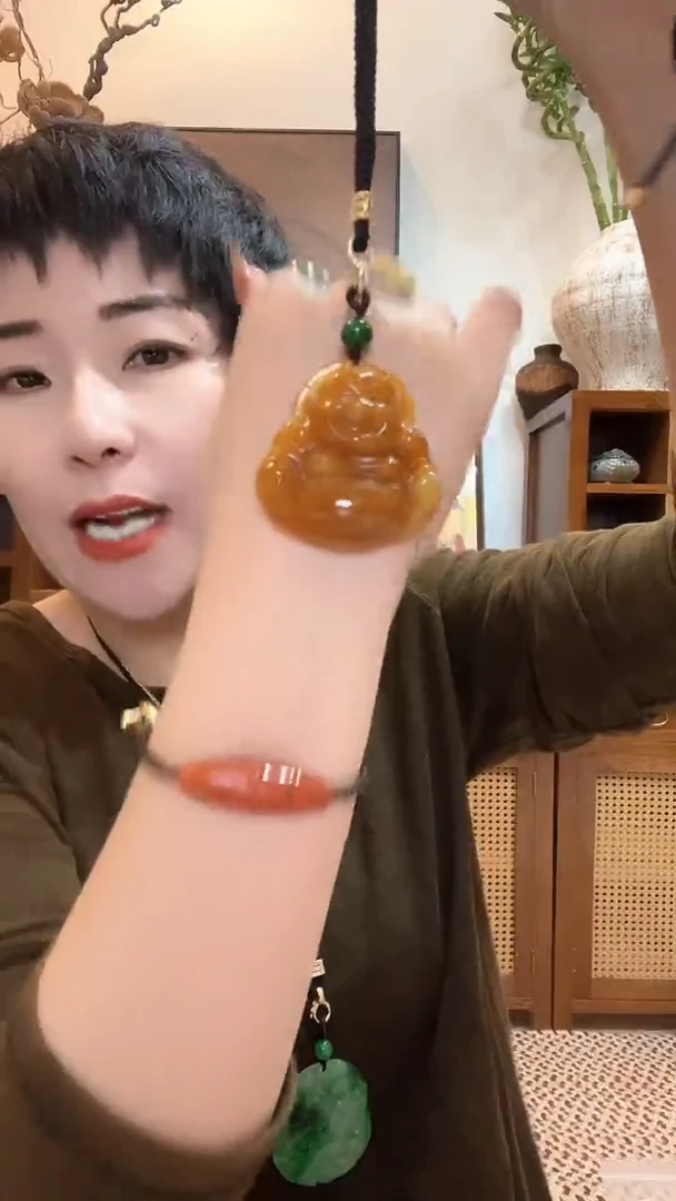 吊坠(赠链)合金翡翠543