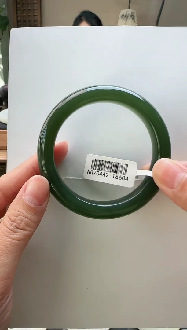 【闪购商品】和田玉手镯未镶嵌55圈口