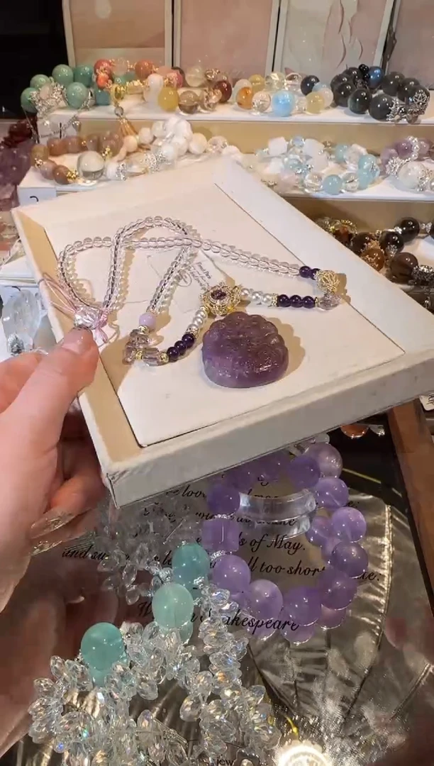 项链未镶嵌水晶多样性发一