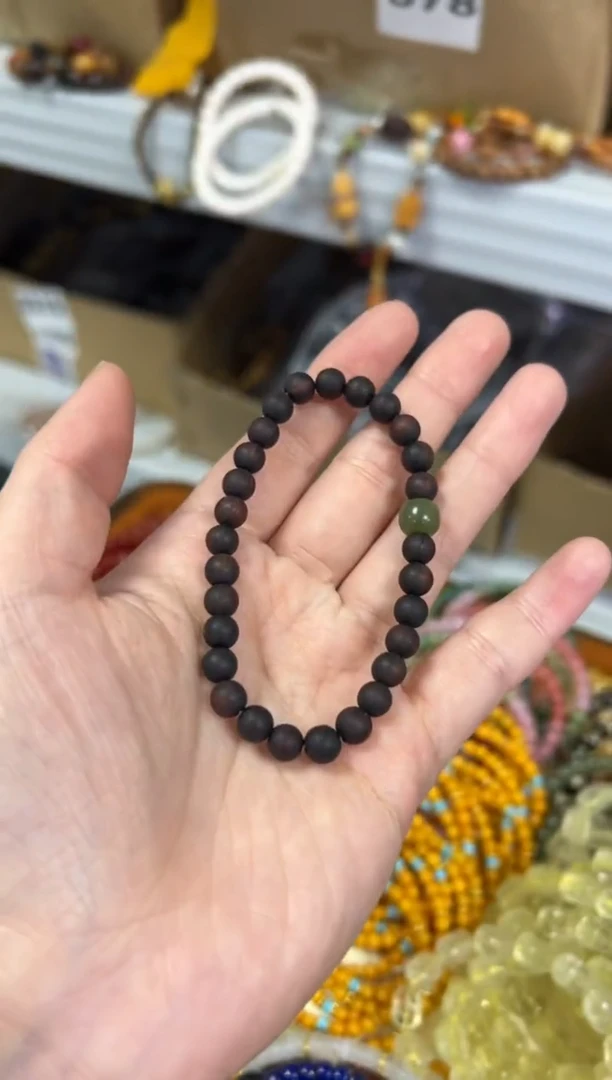 【闪购商品】降真香手串未镶嵌红油降真香和田款手链[1196]