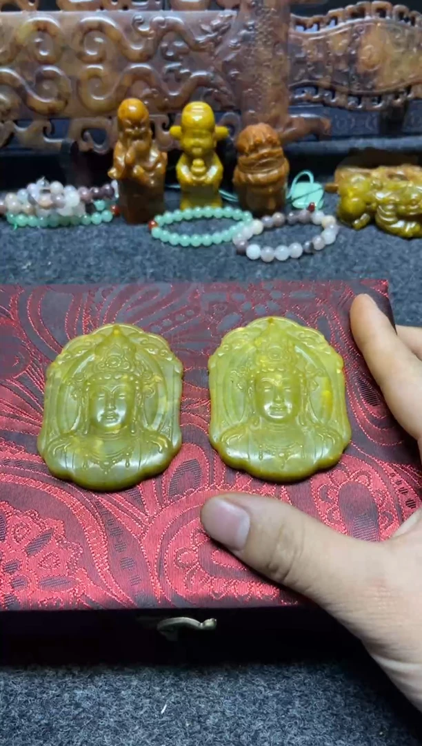 未镶嵌蛇纹石玉吊坠(不含链)直播间专用链接