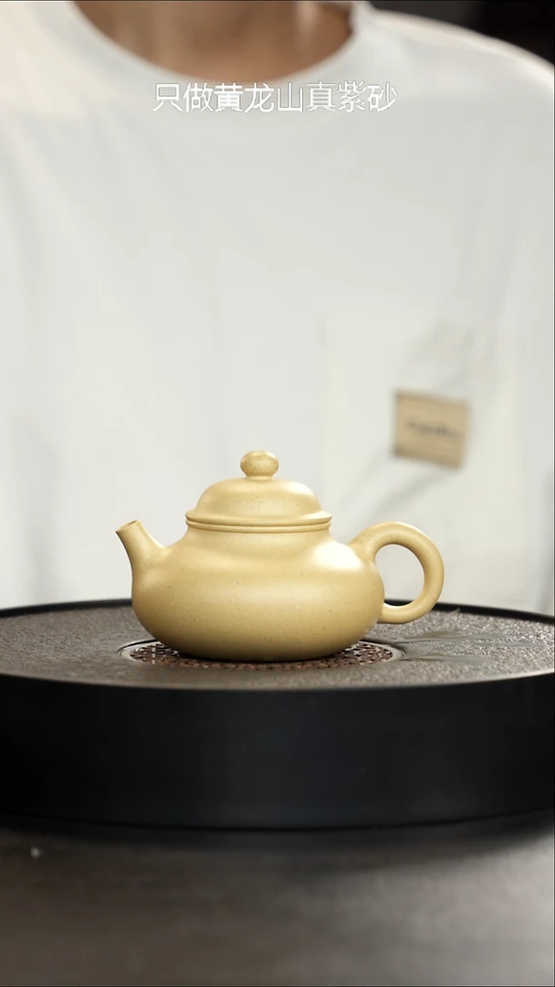 茶壶紫砂大水潭至纯梨皮本绿容天大漏