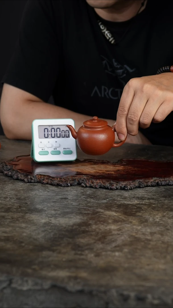 茶壶紫砂老朱泥圆珠壶
