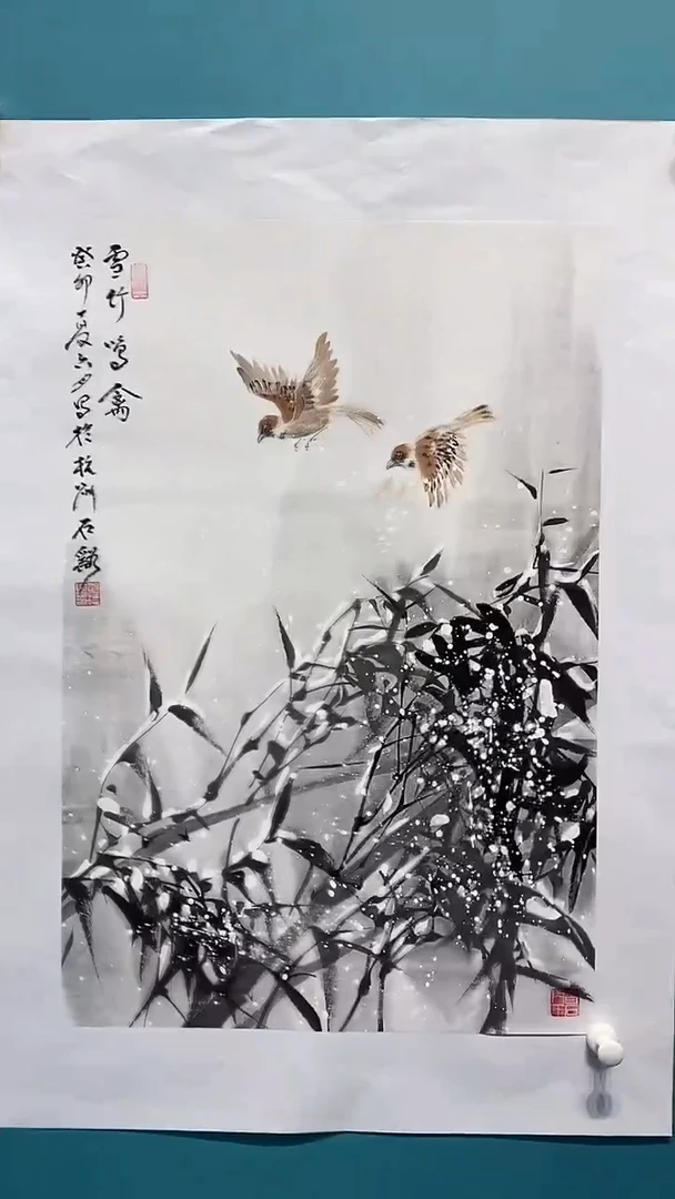 国画国画画都展厅国画作品B3