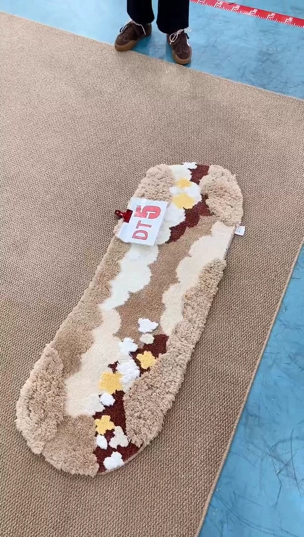 混纺Dt5 植绒  焦糖森林 45*120厘米