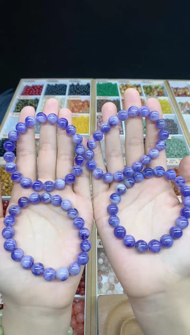 【闪购商品】水晶手串未镶嵌紫玉奶盖多样性发一