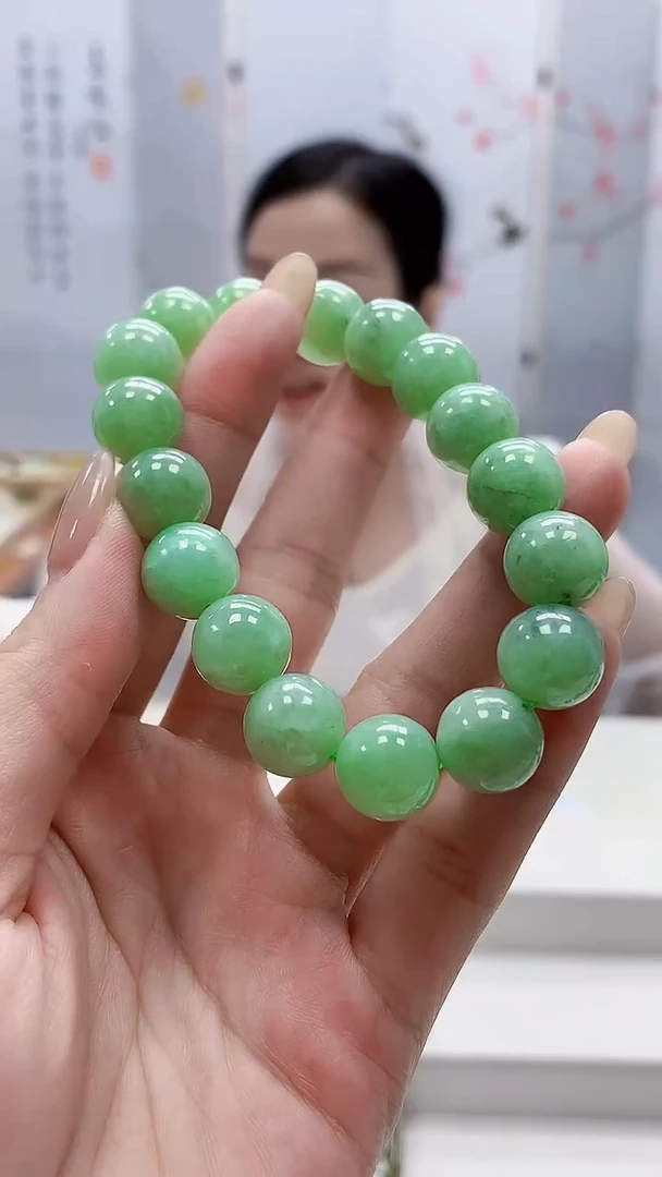 未镶嵌定制翡翠4852lr-毛货手串42