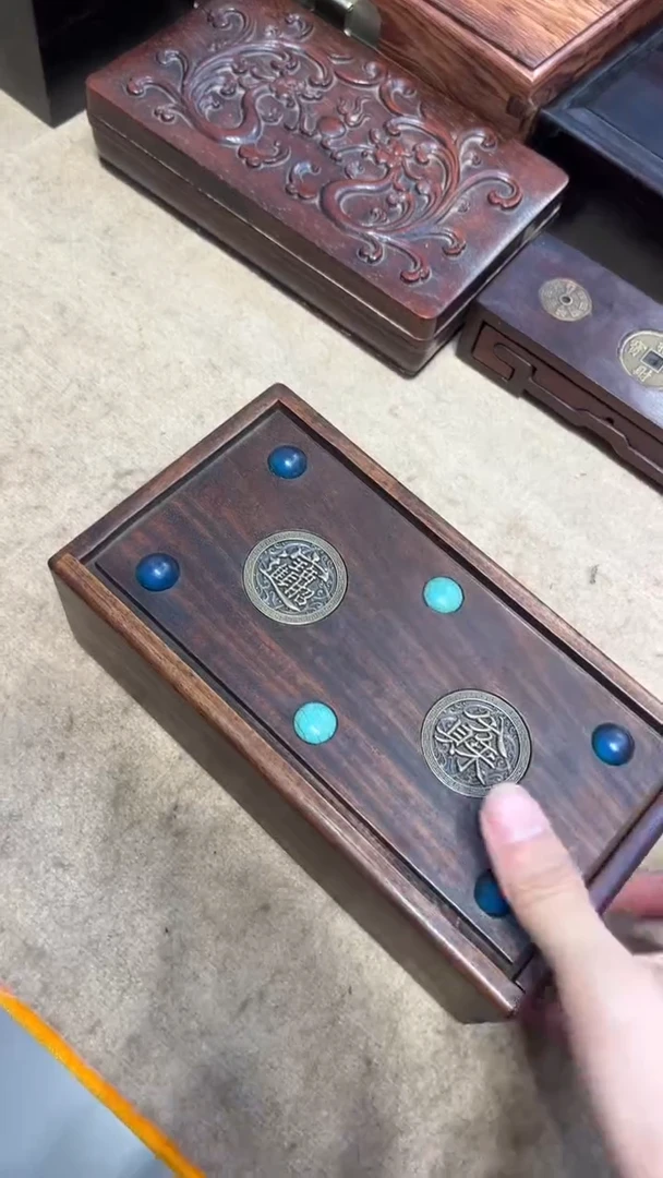 【闪购商品】贡木招财进宝镶嵌大机关盒