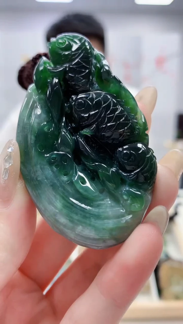 未镶嵌定制翡翠5028jw-毛货挂件23