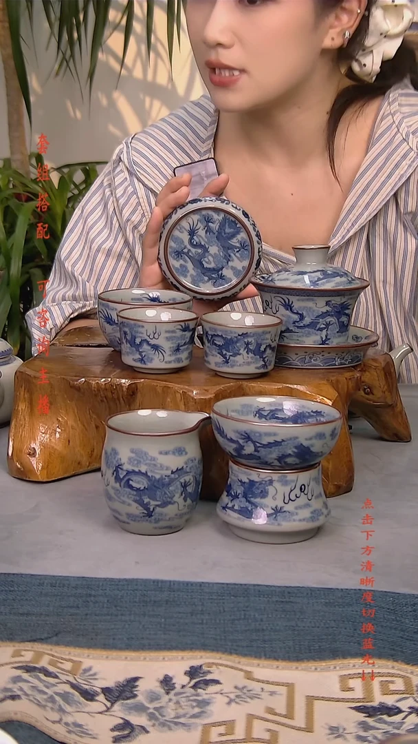 简装家用款7件套 老陶泥开片纹陶瓷茶具