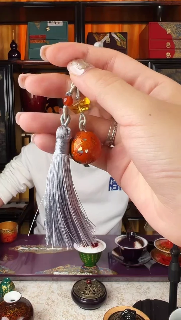 橙金2.0大漆珠-太古大漆