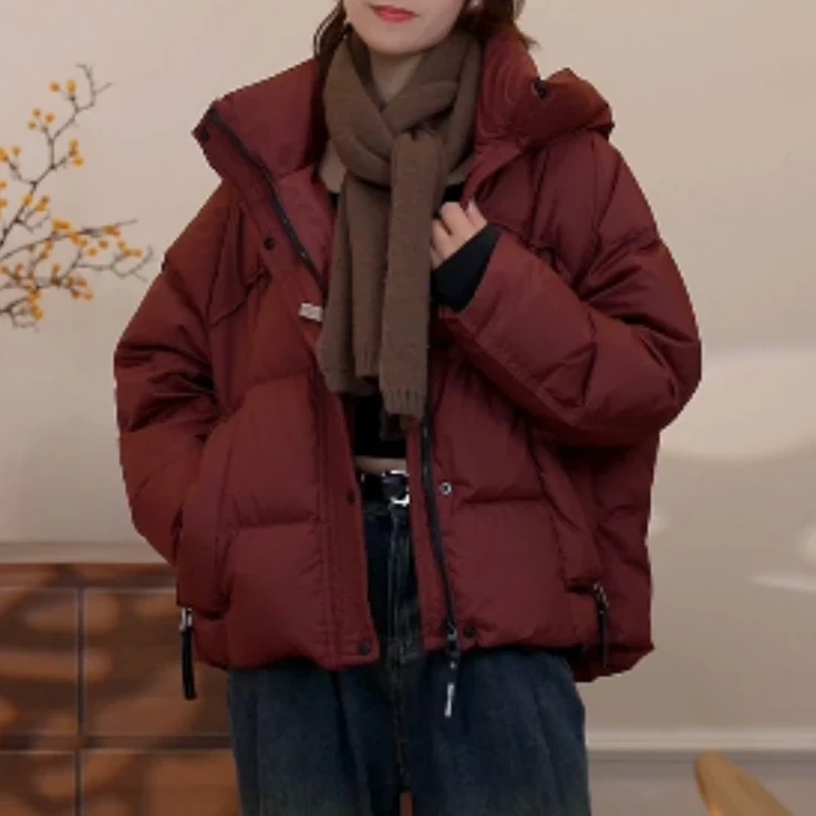 小个子洋气减龄高级感外套2025秋冬新款时髦流行女款保暖御寒棉服