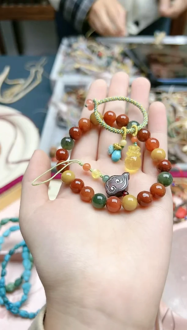 【闪购商品】蜜蜡裸石未镶嵌蜜蜡多宝配饰*1 YX