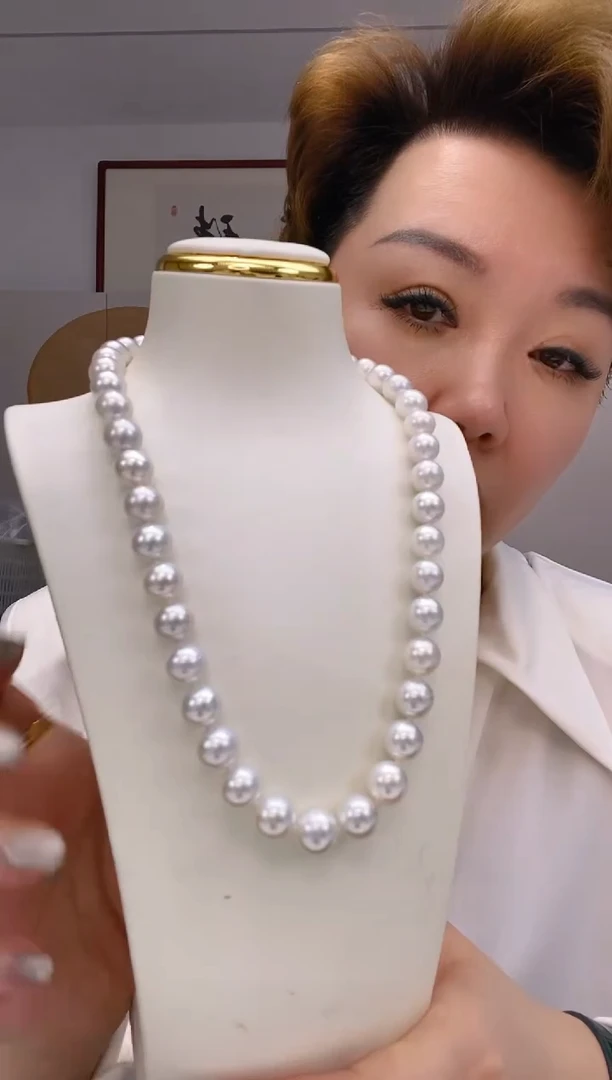 未镶嵌海水珍珠项链157 8-12mm