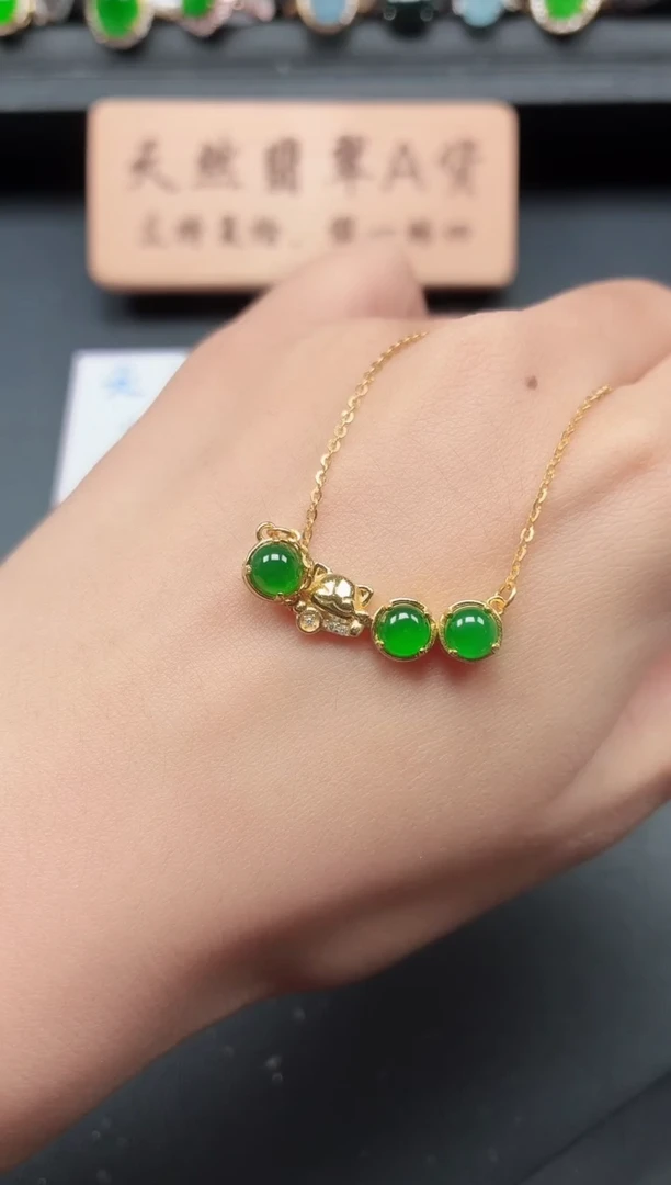 银S925镶嵌戒指翡翠111