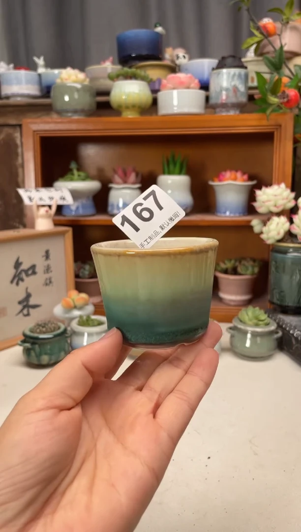 瓷片167知木小芳花盆编号