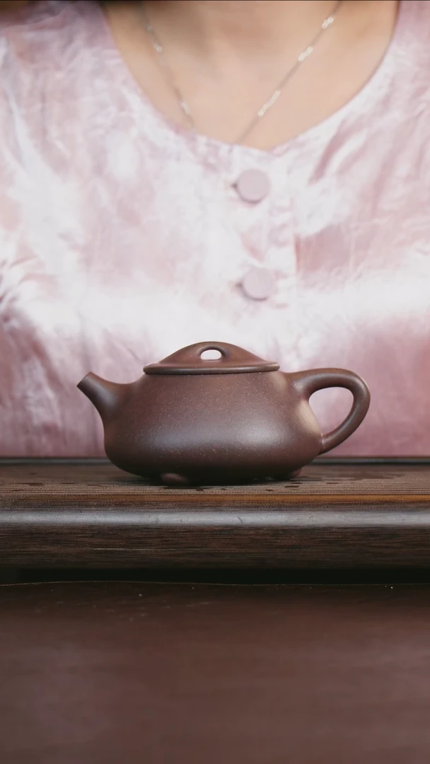 茶壶紫砂艺品紫砂 精选底槽清 景舟瓢200cc