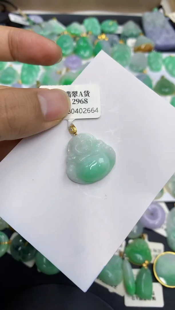 颈饰未镶嵌翡翠缅甸翡翠a货