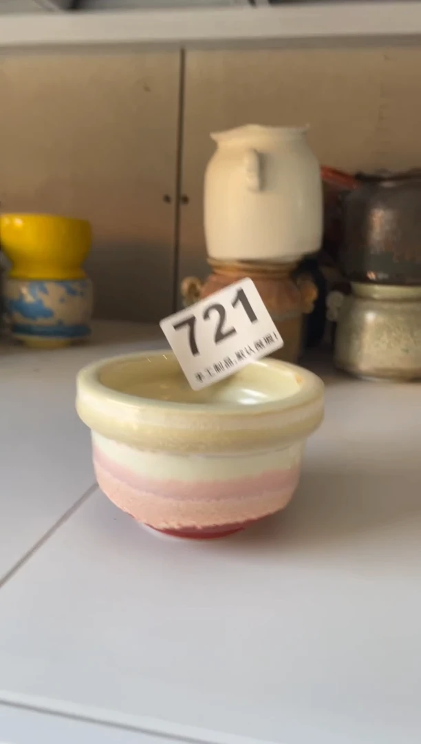 【闪购商品】摆件721手工花盆 默认微瑕