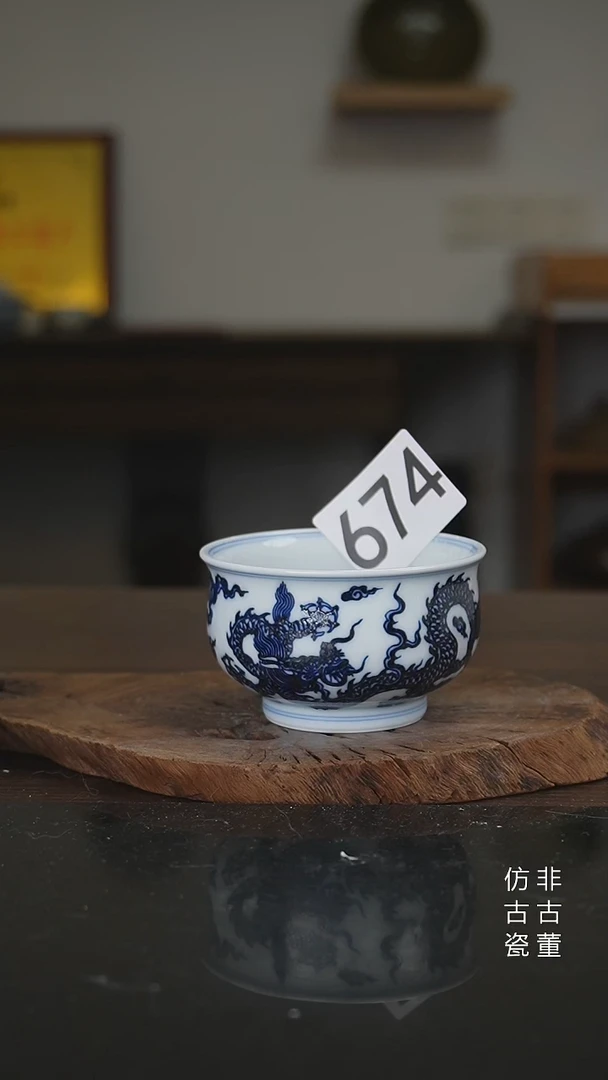 景德镇手工手绘陶瓷微瑕