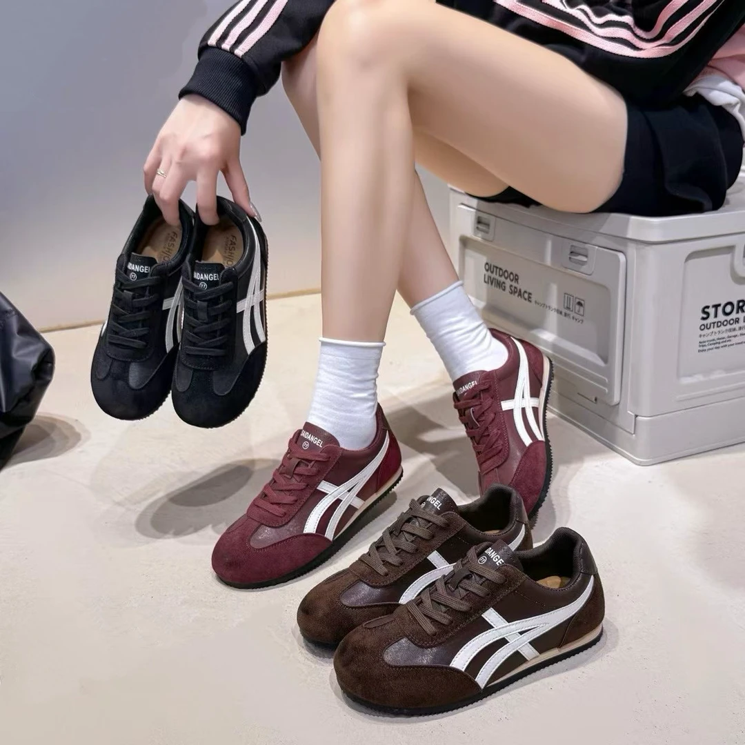 休闲鞋德训阿甘鞋2025新款秋季时尚跑步鞋低跟轻便运动鞋ins板鞋