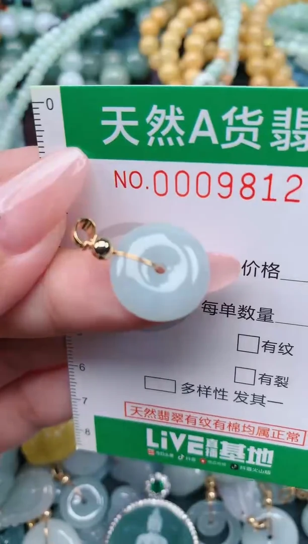 翡翠未镶嵌颈饰.0009812