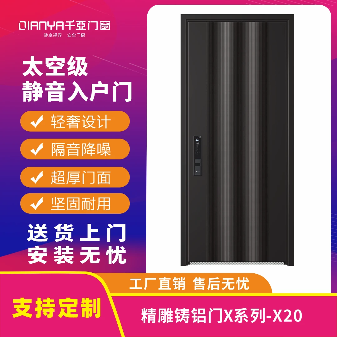 SODERFE断桥钢甲级防盗门入户门X-20