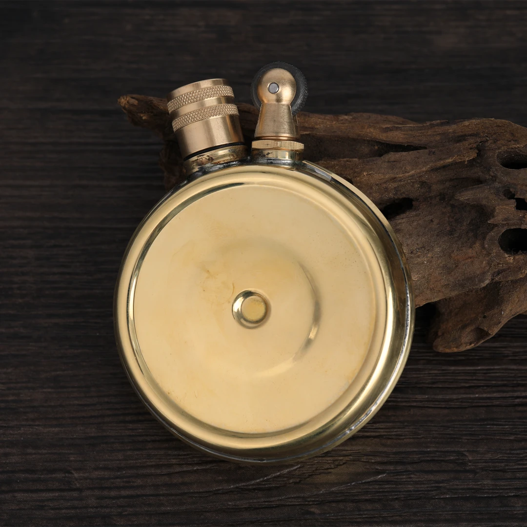 手工喷火龙油桶式黄铜煤油打火机烟斗男煤油打火机个性创意潮玩