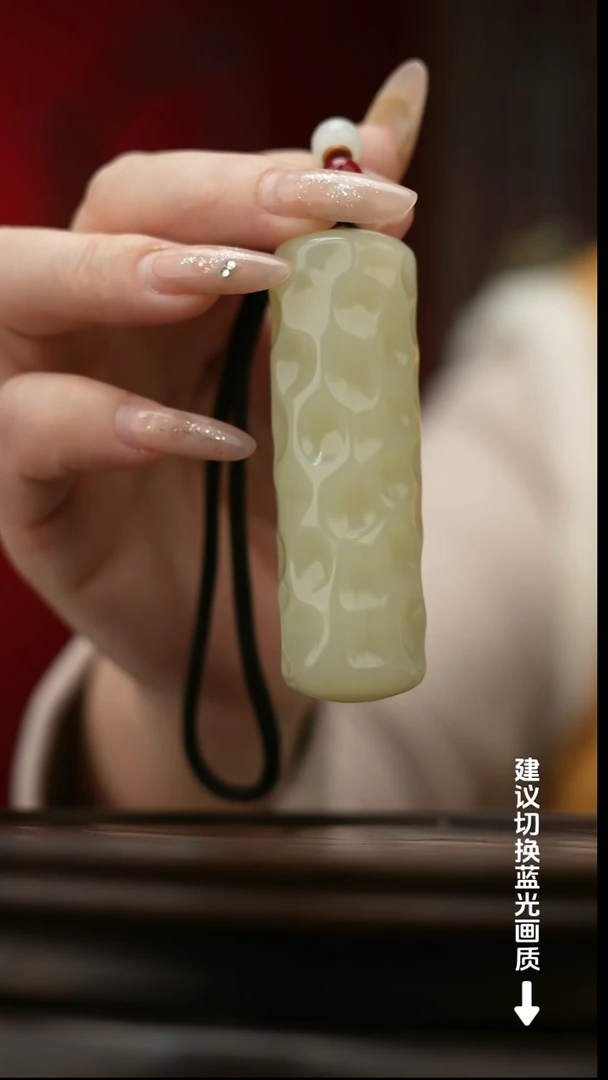 玉【锤纹】天然玉石手把件