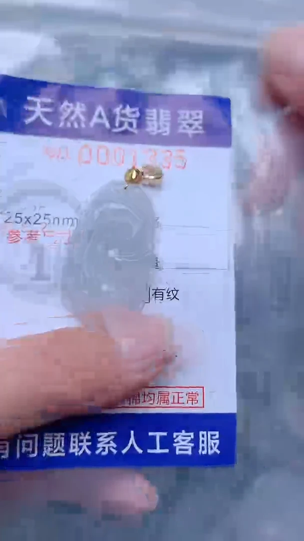 翡翠未镶嵌吊坠(不含链)1