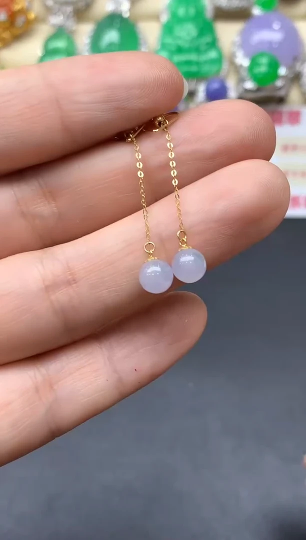 颈饰18K金镶嵌翡翠140-中国好珍宝