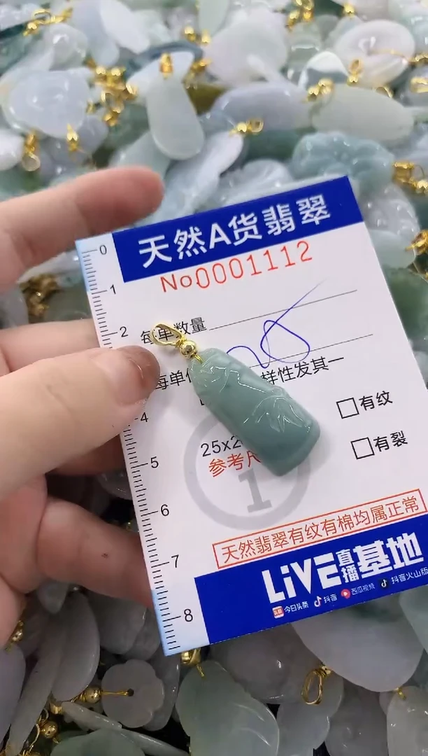 颈饰未镶嵌翡翠天然A货翡翠