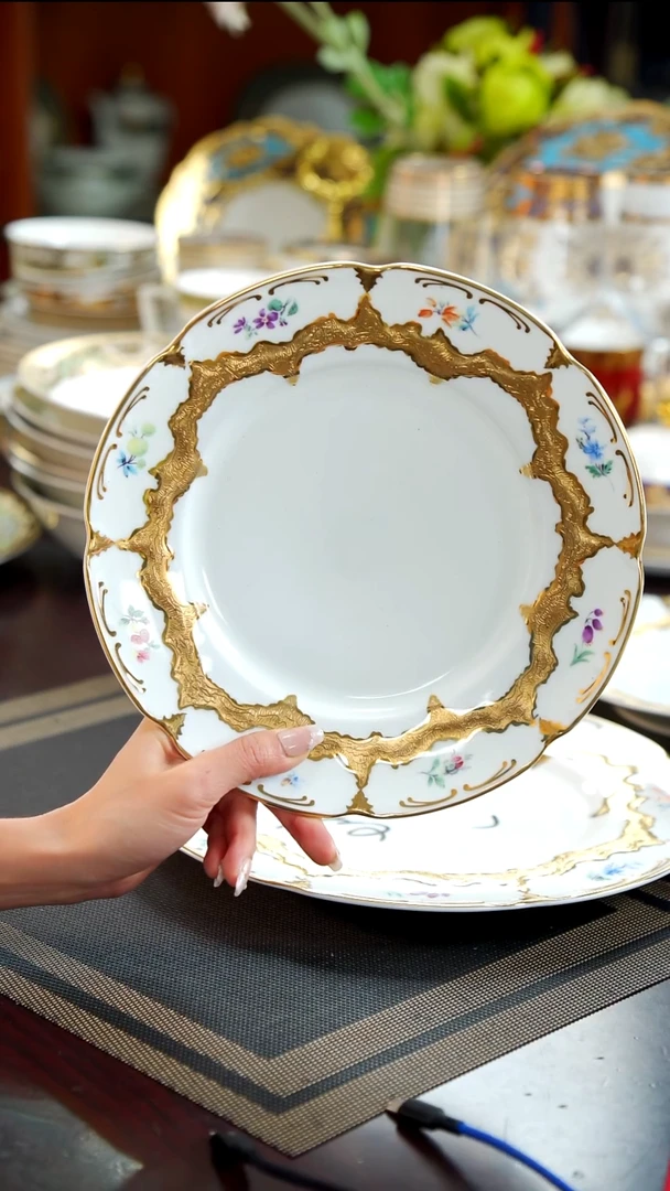 瓷片9英寸平盘1个