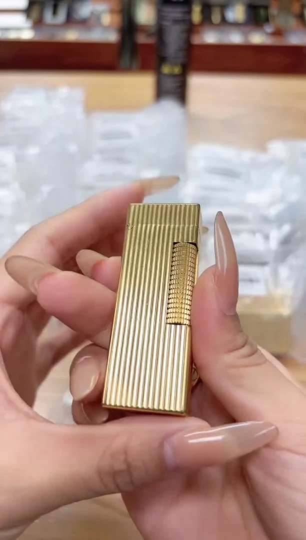 纯铜登家四代金竖条纹