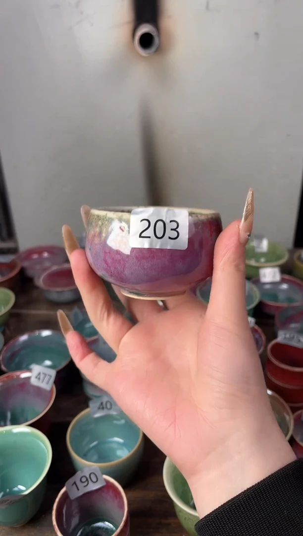 【闪购商品】摆件钧瓷手工茶器窑变