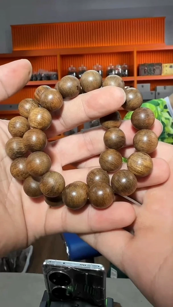 沉香手串3号越南顺化红土20g1.4多样性发一