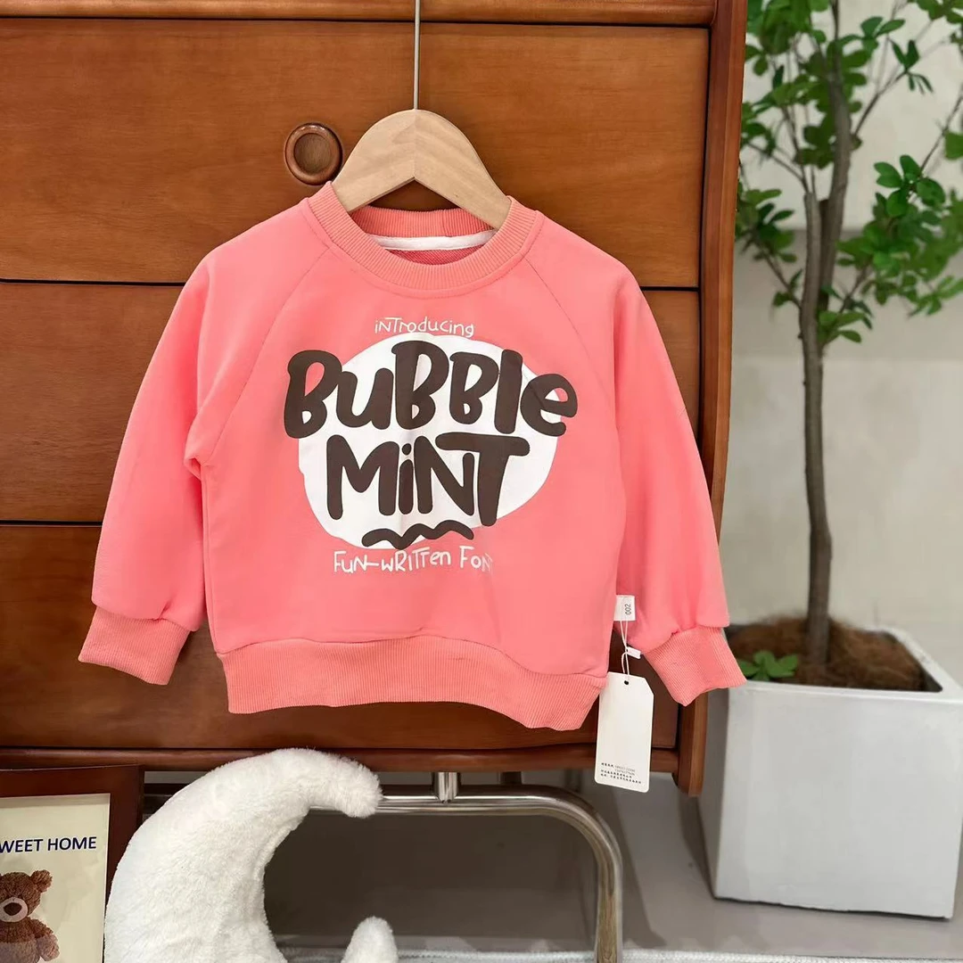 21021儿童卫衣上衣童装女童不加绒卫衣2024新款