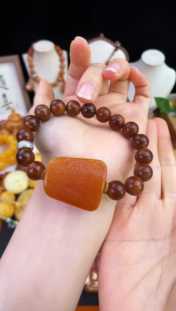 琥珀未镶嵌珠宝奇石柒月