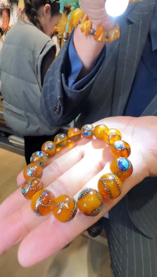 手链蜜蜡未镶嵌多样性发一件 321