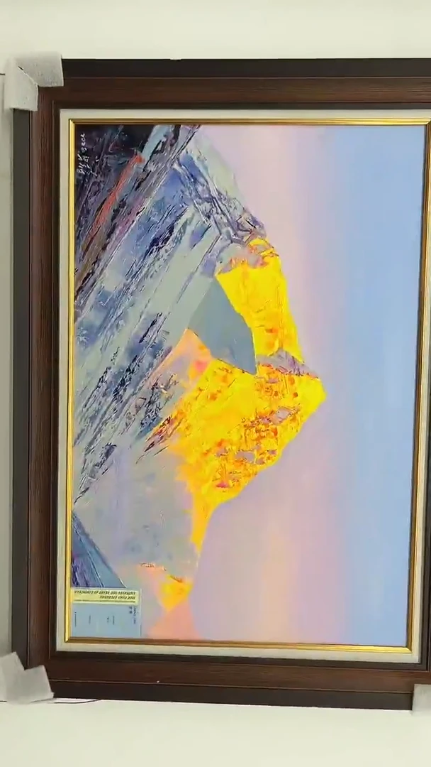 油画梁静-60x90-金山-带框-带大才书